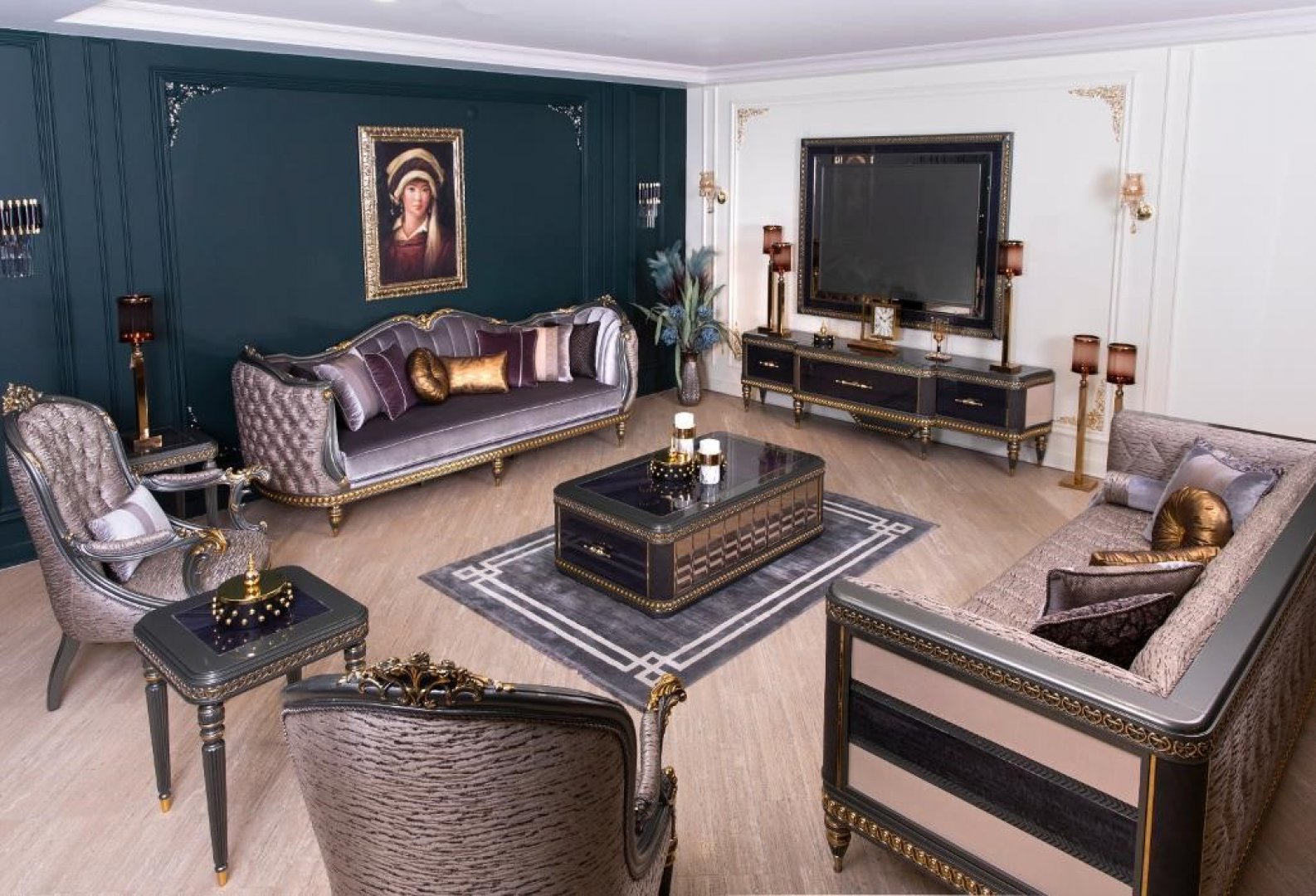 Lisbon Luxury Sofa Set
