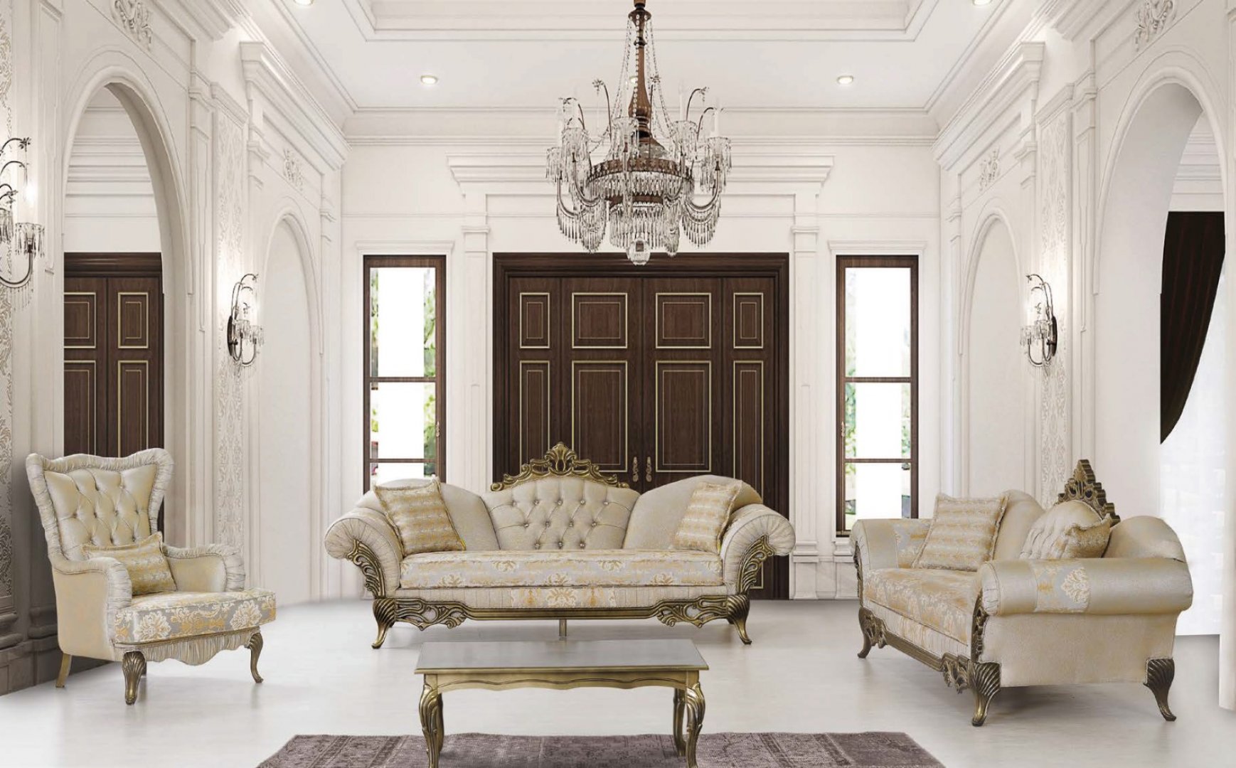 Sofia Luxury Sofa Set