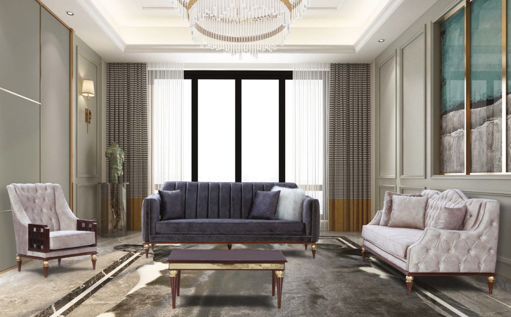 Istanbul Luxury Sofa Set