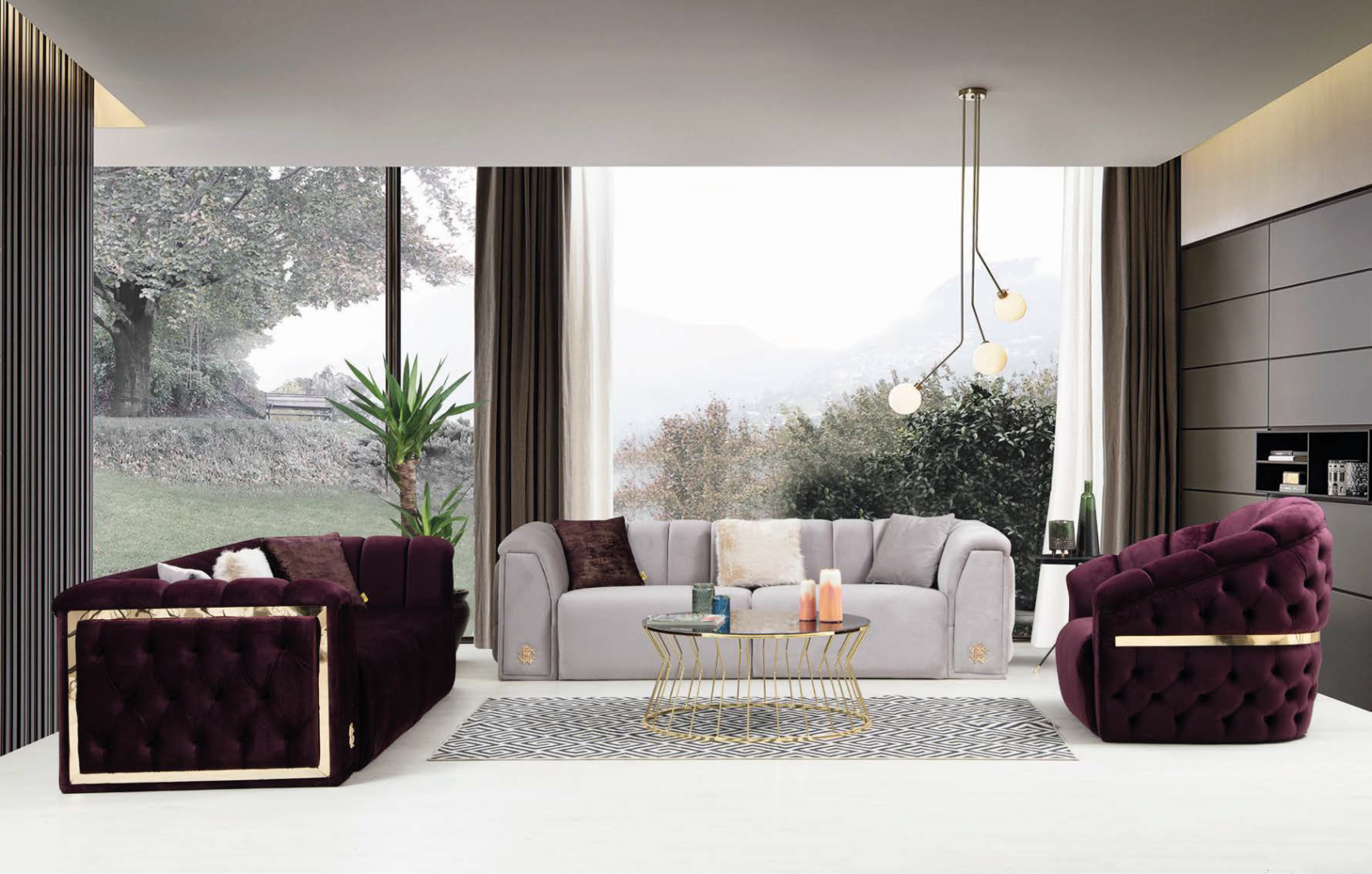 Pera 2 Modern Sofa Set