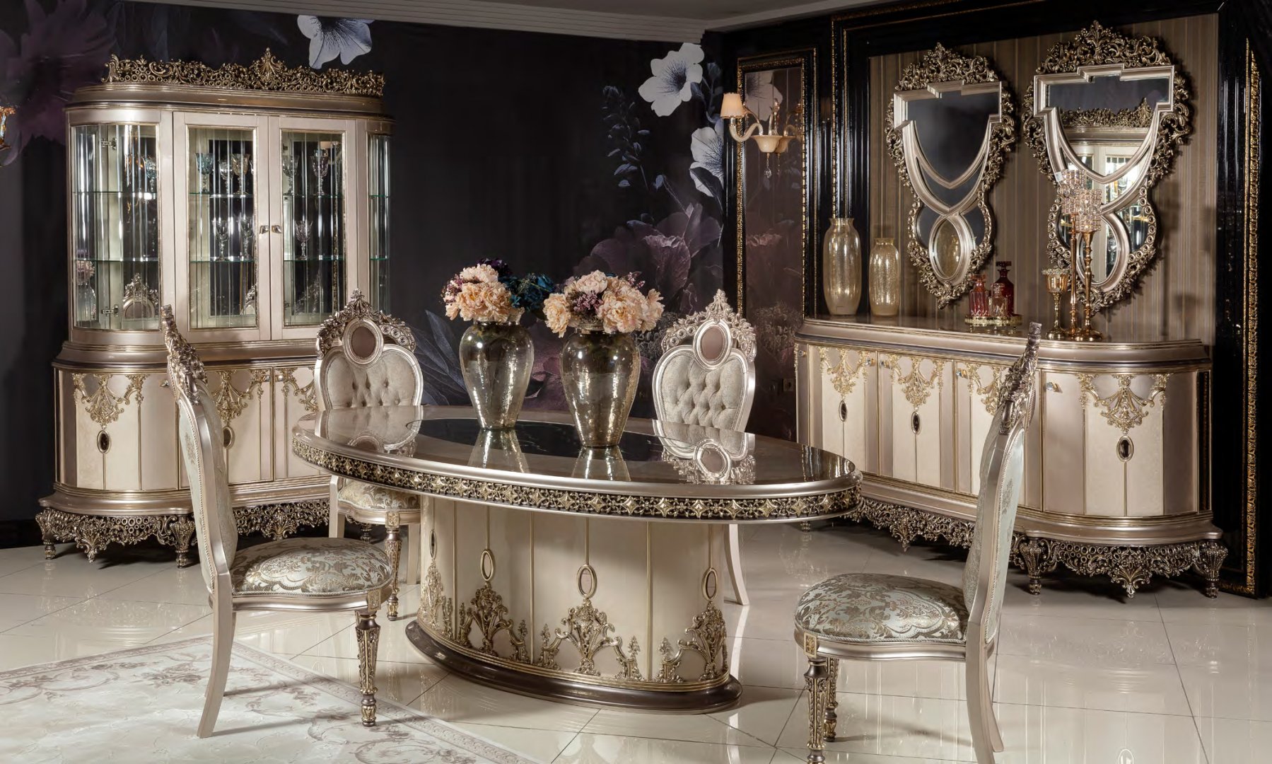  Elegance Classic Dining Room Set