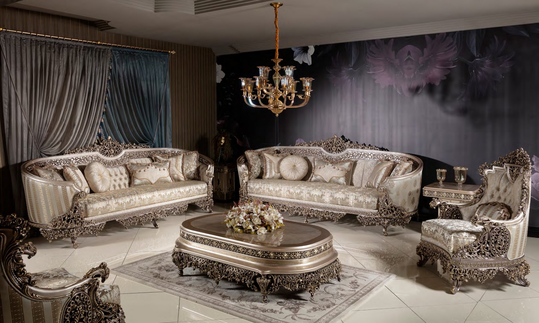 Elegance Classic Sofa 