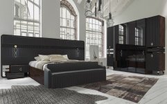 Brown Modern Yatak Odası Takımı | SRÇ Klasik Mobilya