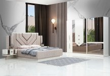 Laura Modern Yatak Odası Takımı | SRÇ Klasik Mobilya