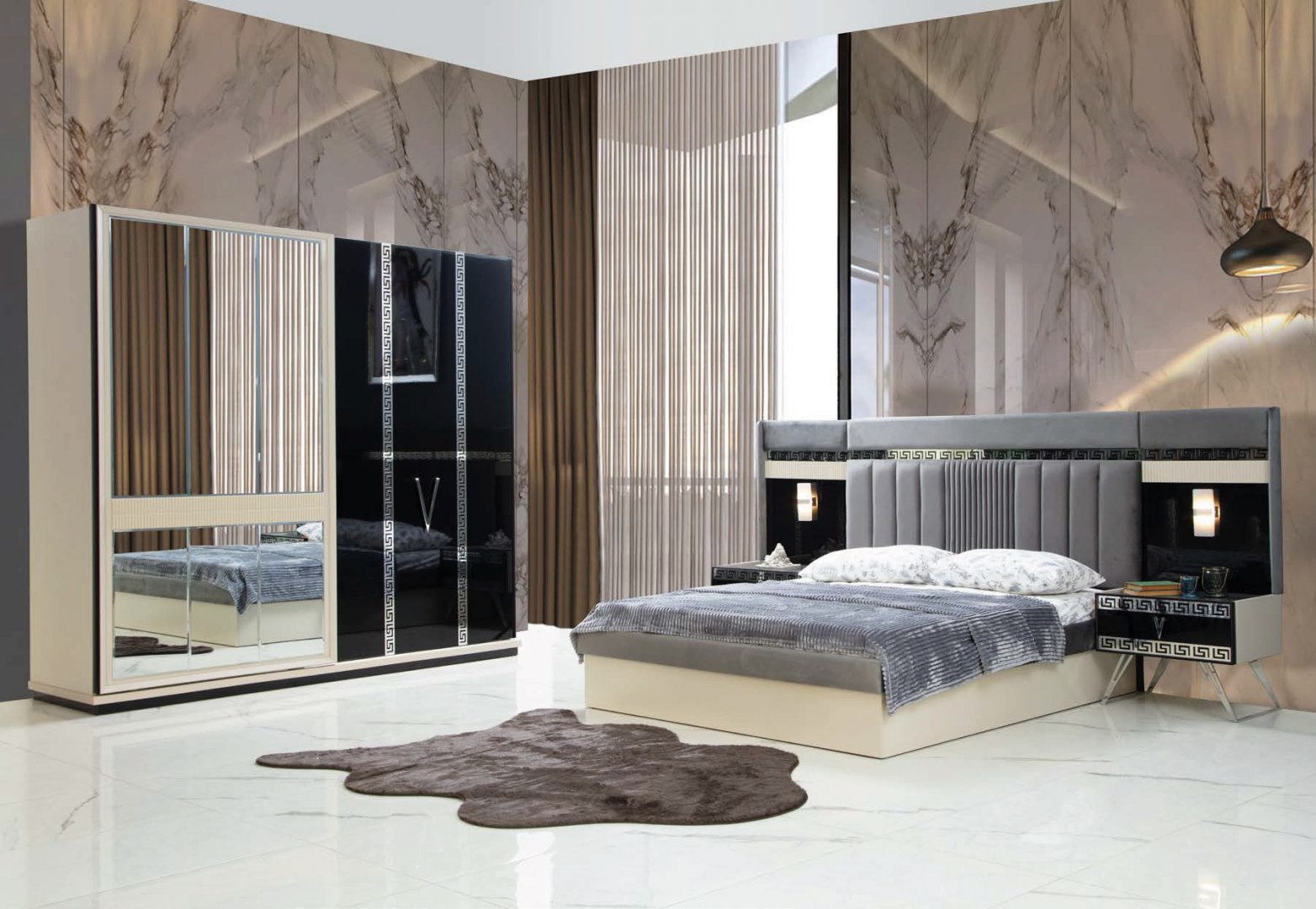 Versace Modern Bedroom Set