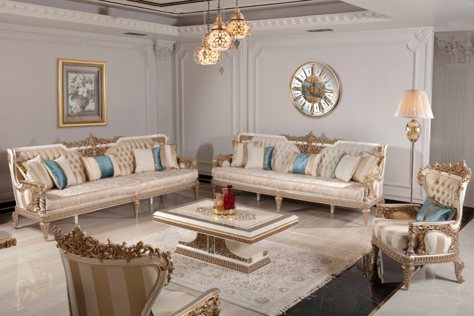 Milanes Classic Sofa Set