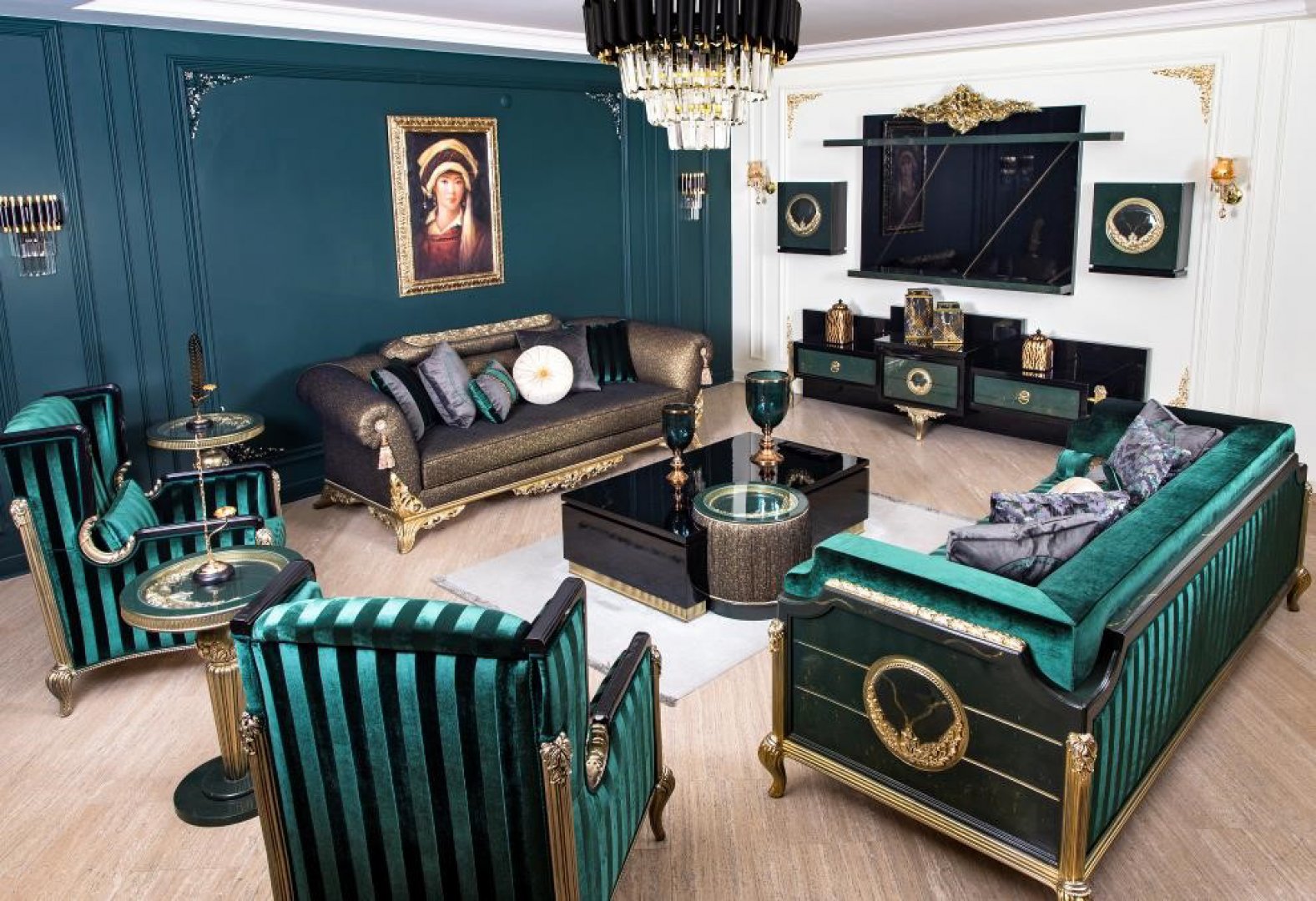 Emerald Luxury Sofa Set