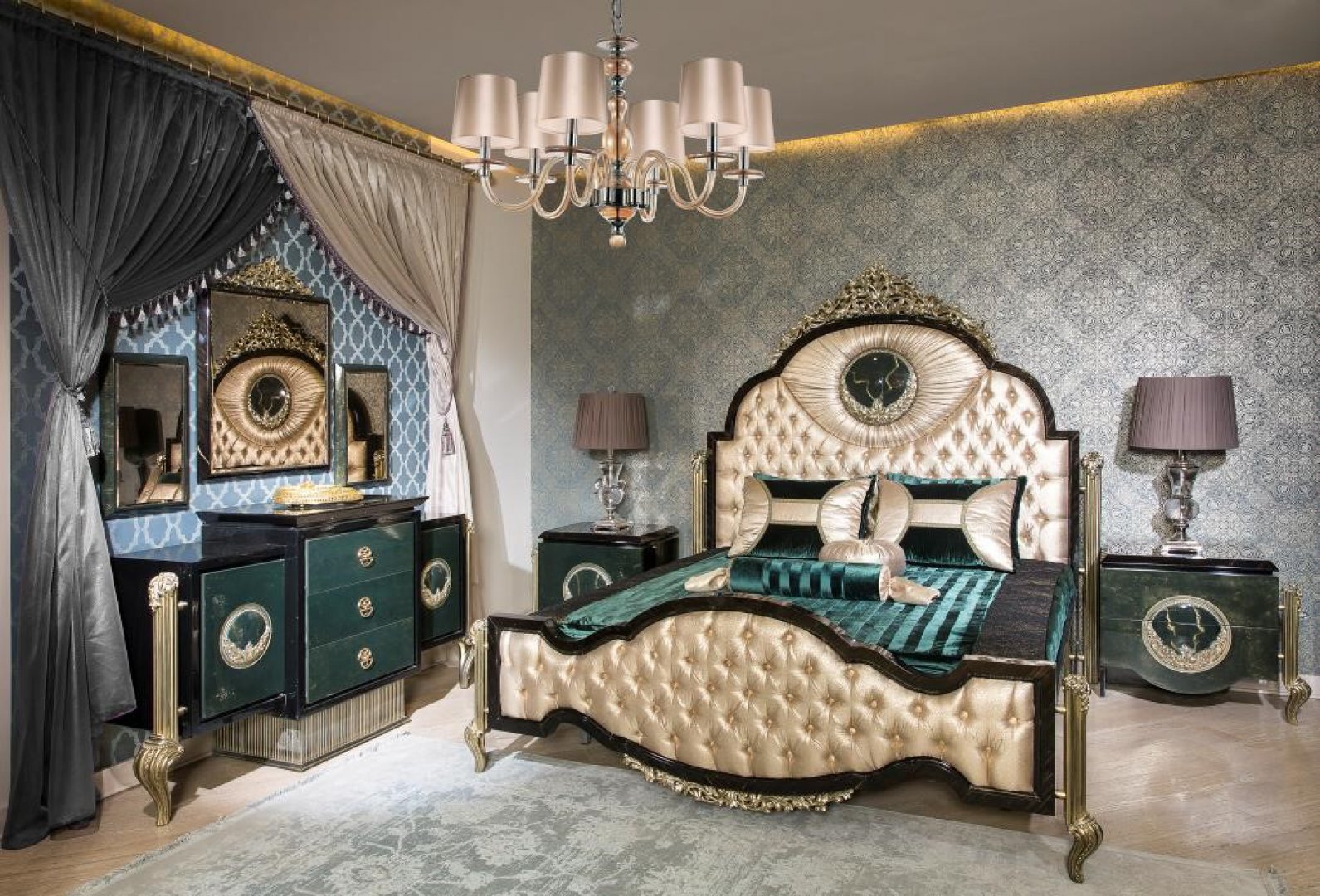 Zümrüt Luxury Yatak Odası Takımı 