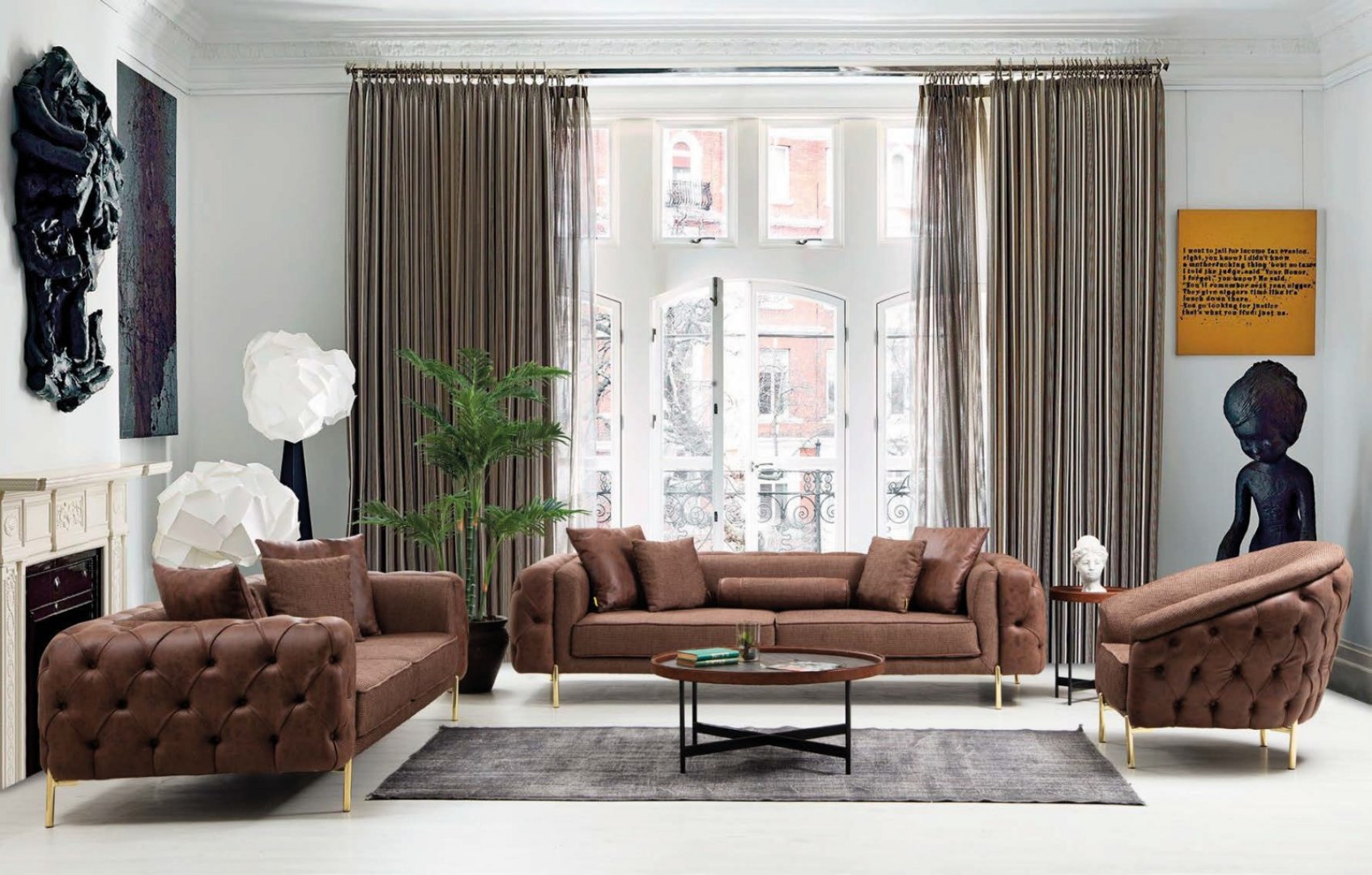 Lotus Modern Sofa Set