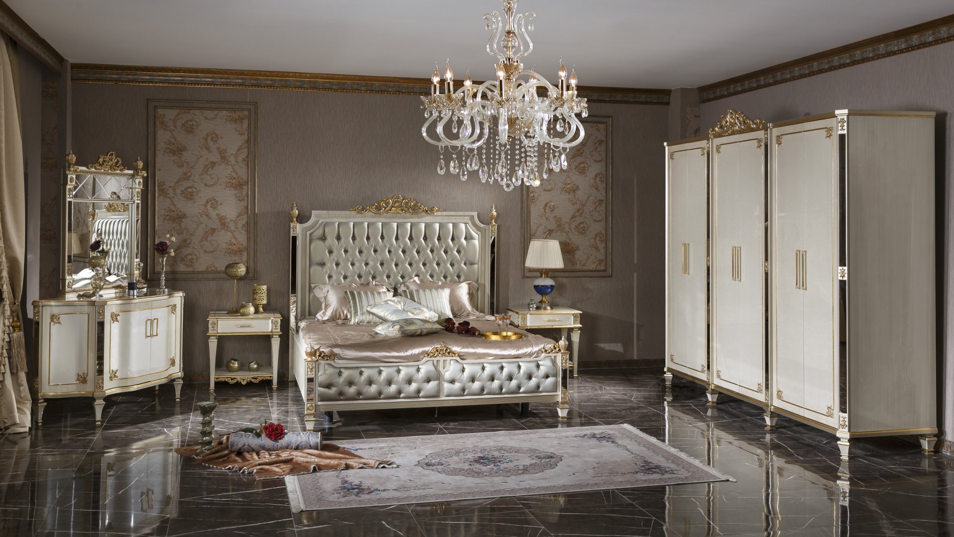 Lotus Classic Bedroom Set