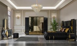  Luxury Yatak Odası Takımı 9 | SRÇ Klasik Mobilya
